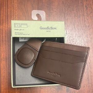 Goodfellow & Co Brown Wallet Gift Set